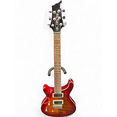 Used Harley Benton CST-24 DLX Paradise Flame Electric Guitar