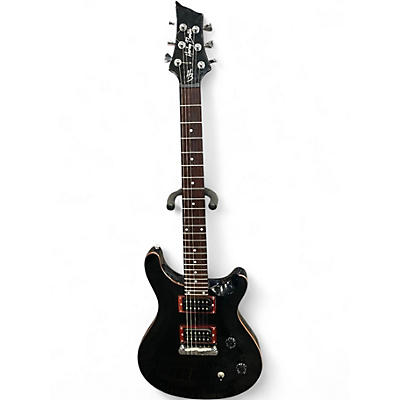 Used Harley Benton CST 24 Deluxe Black Solid Body Electric Guitar