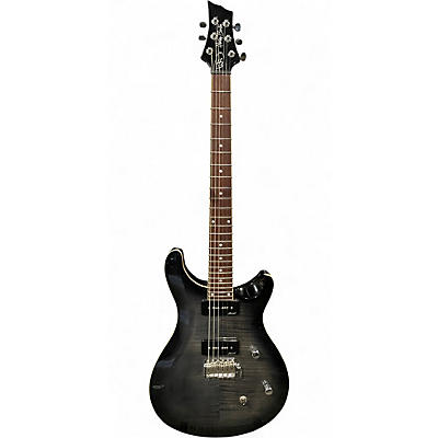 Used Harley Benton CST-24 Deluxe Trans Charcoal Solid Body Electric Guitar