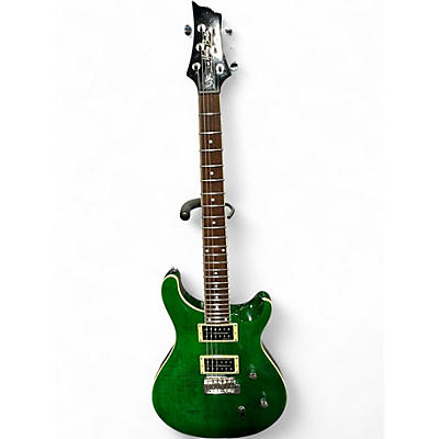 Used Harley Benton CST-24 Trans Green Solid Body Electric Guitar