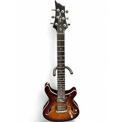 Used Harley Benton CST24HB 3 Color Sunburst Hollow Body Electric Guitar