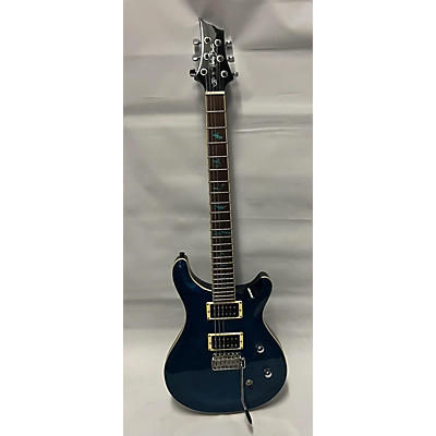 Used Harley Benton Cst 24 Blue Solid Body Electric Guitar