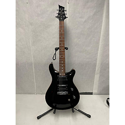 Used Harley Benton Cst 24 Deluxe Black Solid Body Electric Guitar
