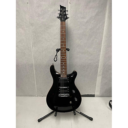 Used Harley Benton Cst 24 Deluxe Black Solid Body Electric Guitar Black