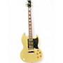 Used Harley Benton DC-600 VI Vintage Ivory Solid Body Electric Guitar Vintage Ivory