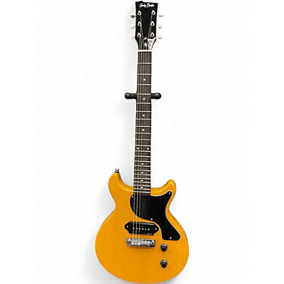 Used Harley Benton DC JR YELLOW Solid Body Electric Guitar
