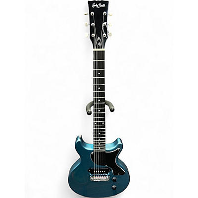 Used Harley Benton DC JUNIOR Pelham Blue Solid Body Electric Guitar