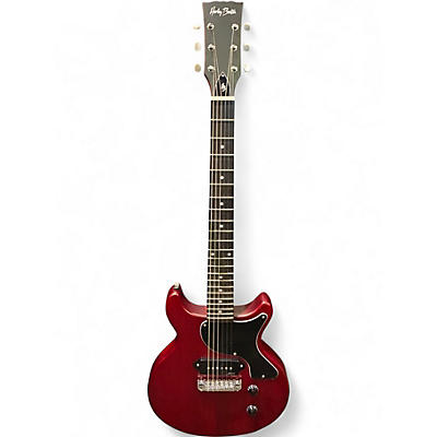 Used Harley Benton DC-Junior Faded Cherry Solid Body Electric Guitar