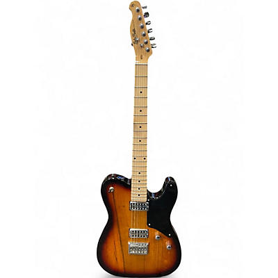 Used Harley Benton Deluxe Series TE-90FLT Sunburst Solid Body Electric Guitar