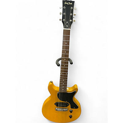 Used Harley Benton Double cut TV Yellow Solid Body Electric Guitar