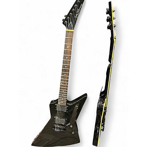 Used Harley Benton EX 84 BLACK GRAPHITE ROAD Solid Body Electric Guitar