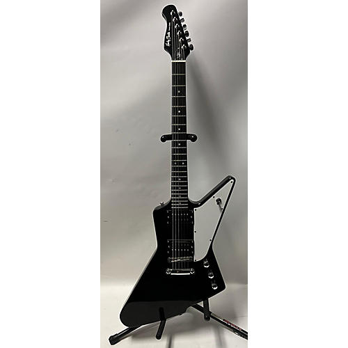 Used Harley Benton Extreme 76b Black Solid Body Electric Guitar Black