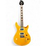 Used Harley Benton FFSP Yellow Top Flame Solid Body Electric Guitar Yellow Top Flame