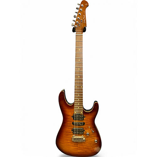 Used Harley Benton Fusion 3 Faded Tobacco Solid Body Electric Guitar Faded Tobacco