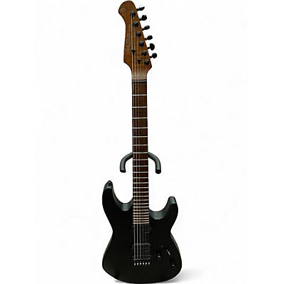 Used Harley Benton Fusion-IV HH Black Solid Body Electric Guitar