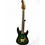 Used Harley Benton Guitar Max Signature Fusion Green Solid Body Electric Guitar Green
