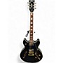 Used Harley Benton HB-35 Black Hollow Body Electric Guitar Black