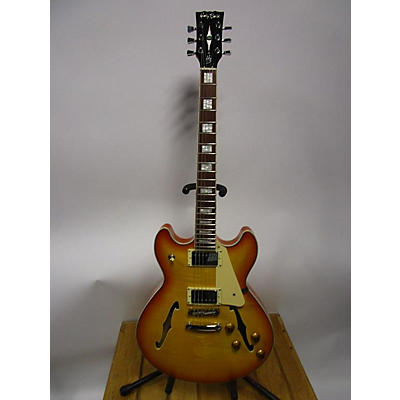 Used Harley Benton HB35+ 2 Color Sunburst Hollow Body Electric Guitar