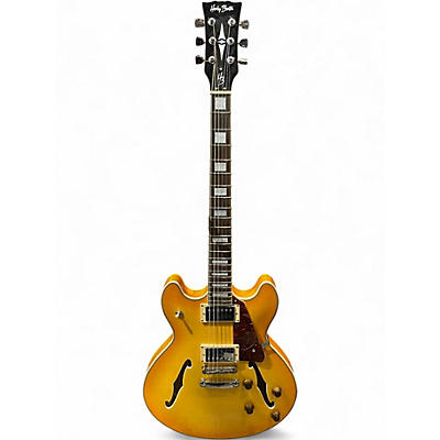 Used Harley Benton HB35 BURST Hollow Body Electric Guitar