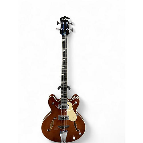 Used Harley Benton HB60 Walnut Electric Bass Guitar Walnut