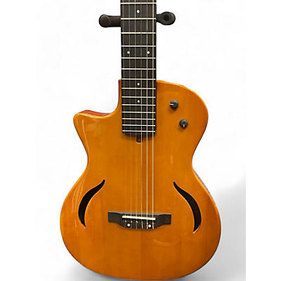 Harley Benton Used Harley Benton HYBRID NYLON LHNT NATURAL Classical Acoustic Electric Guitar