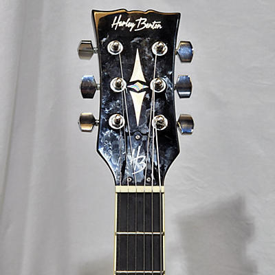 Used Harley Benton Hb-35 Black Hollow Body Electric Guitar