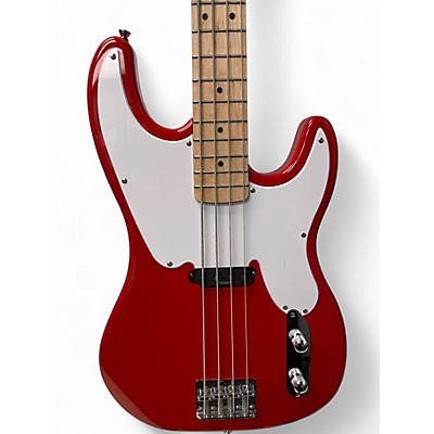 Used Harley Benton PB-50-FR Red Electric Bass Guitar