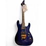 Used Harley Benton Progressive Series Blue Solid Body Electric Guitar Blue