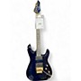 Used Harley Benton Progressive Series Blue Solid Body Electric Guitar Blue