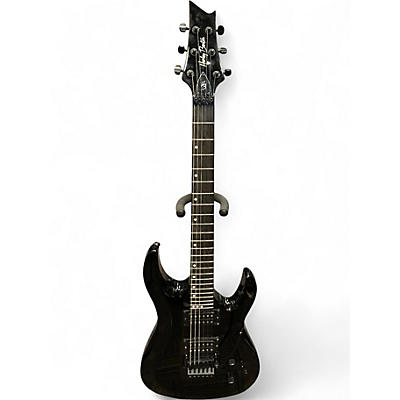 Used Harley Benton R-456 Black Solid Body Electric Guitar