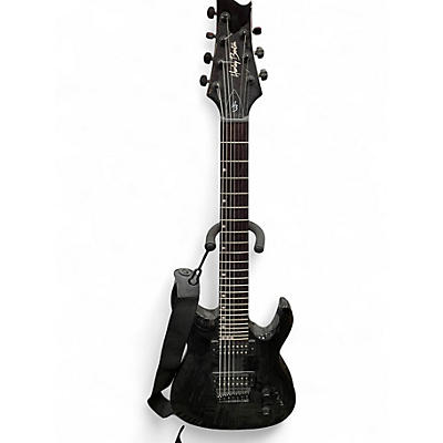 Used Harley Benton R-457 Black Solid Body Electric Guitar