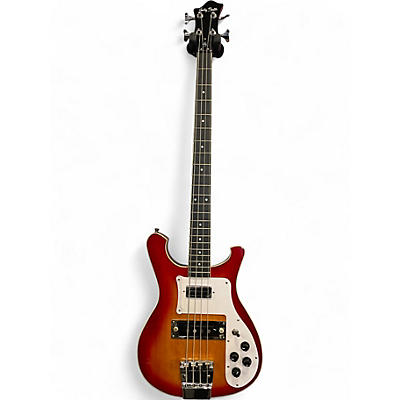 Used Harley Benton RB414 Cherry Sunburst Electric Bass Guitar