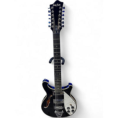 Used Harley Benton RB612 Black Hollow Body Electric Guitar