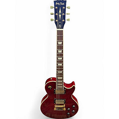 Used Harley Benton SC 550 II DELUXE TRANS RED Solid Body Electric Guitar