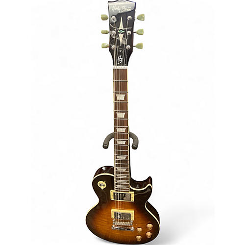 Used Harley Benton SC-550 Tobacco Burst Solid Body Electric Guitar Tobacco Burst