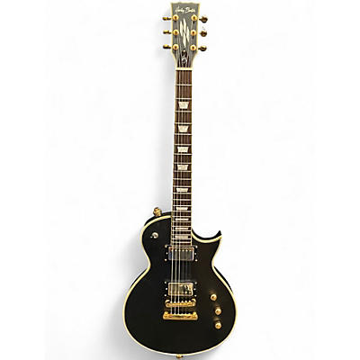Used Harley Benton SC CUSTOM Flat Black Solid Body Electric Guitar