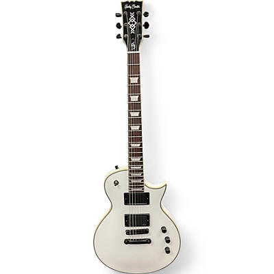 Used Harley Benton SC CUSTOM III ACTIVE WHITE Solid Body Electric Guitar