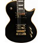 Used Harley Benton SC CUSTOM LINE Black and Gold Solid Body Electric Guitar Black and Gold