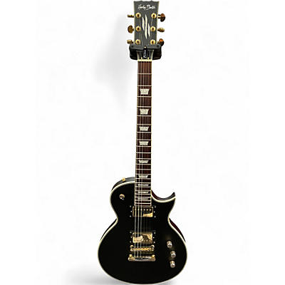 Used Harley Benton SC Custom  Black Solid Body Electric Guitar