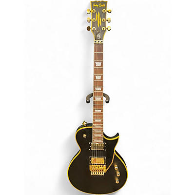 Used Harley Benton SC Custom Line Black Solid Body Electric Guitar