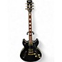 Used Harley Benton SEMI HOLLOW Black Hollow Body Electric Guitar Black
