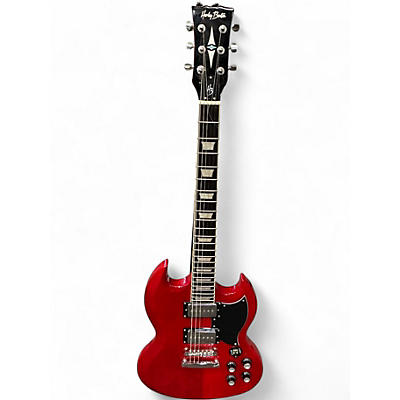 Used Harley Benton SG Red Solid Body Electric Guitar
