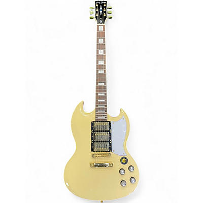Used Harley Benton SG STYLE Yellow Solid Body Electric Guitar