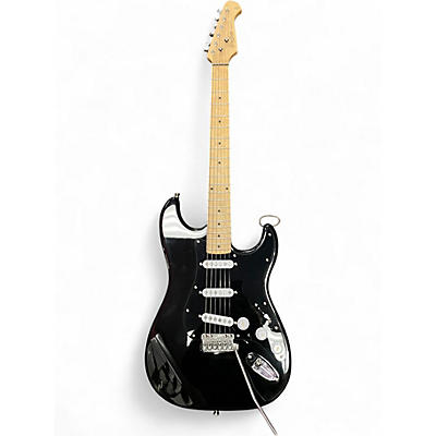 Used Harley Benton ST-57 Tribute Series Black Solid Body Electric Guitar