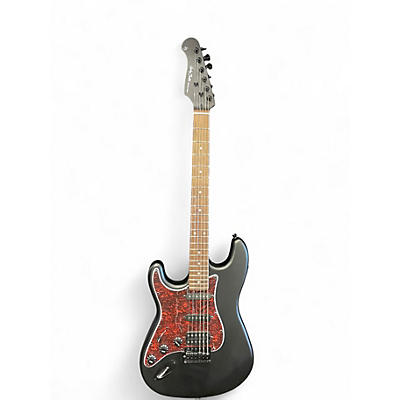 Used Harley Benton ST20 Left Handed black Solid Body Electric Guitar