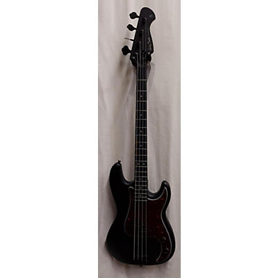 Used Harley Benton Standard Series Black Electric Bass Guitar
