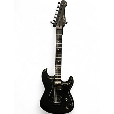 Used Harley Benton Standard Series HH Flat Black Solid Body Electric Guitar