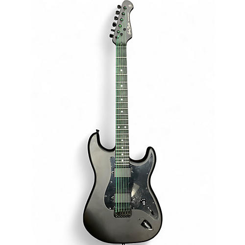Used Harley Benton Standard Series S Style Satin Black Solid Body Electric Guitar Satin Black