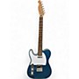 Used Harley Benton TE-20 LEFTY VT SERIES H3 TELE STYLE Blue Metallic Electric Guitar Blue Metallic