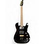 Used Harley Benton TE-80 Deluxe Black Solid Body Electric Guitar Black